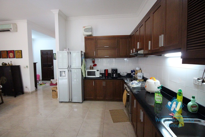 Beautiful villa with nice garden for rent in C Ciputra Tay Ho, Ha Noi